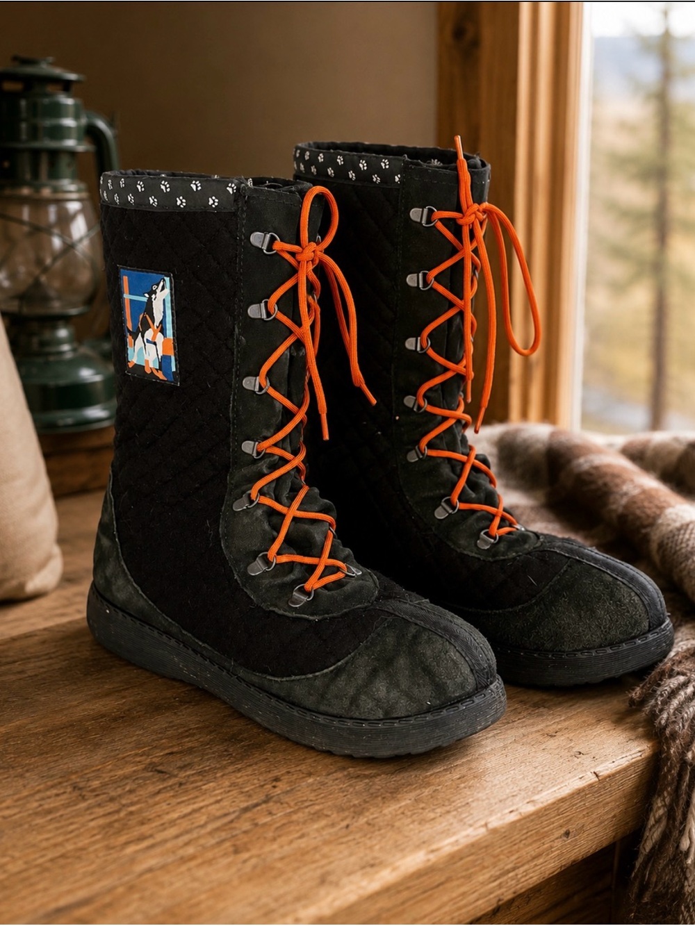 Lobben Scandinavian Felt Wool Winter Boots Husky Design EU 48